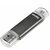 Hama 123924 flashPen &quot;Laeta Twin&quot; 16 GB šedá / Flash disk / čítanie: až 10 MBs
