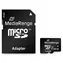 MediaRange MR945 128GB MicroSD + adaptér čierna / Class 10 / UHS-I / čítanie: až 80MBs