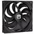 Endorfy Fluctus 140 PWM čierna / 140mm / 250-1800 RPM / FBD / PWM / 4-pin