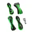 CableMod PRO ModMesh predlžovací set čierno-zelená