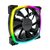 Montech AX120 PWM čierna / 120 mm / Hydraulic Bearing / 27 dB @ 1600 RPM / 59 CFM / ARGB / 4-pin