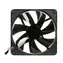 Noiseblocker BlackSilent Pro Fan PK2 čierna / 140mm / 20 dB @ 1200 RPM / 54.73 CFM / 3-pin