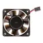Noiseblocker BlackSilent Pro Fan PR-2 čierna / 60mm / 16.8 dB @ 2500 RPM / 17 CFM / 3-pin