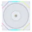 Rozbalené - Lian Li UNI FAN 14TL1W TL Series ARGB 1 ks biela / 140 mm / 29 dB @ 1800 RPM / 4 pin PWM + 3 pin ARGB / dopredaj
