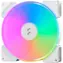 Fractal Design Prisma AL 18 ARGB PWM biela / 180mm / 37.4 dB @ 1200 RPM / 146 CFM / 4-pin PWM