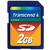 Transcend 2GB SD pamäťová karta, modrá