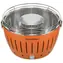 LotusGrill G34 U oranžová / Gril na drevené uhlie / 35 x 35 x 23.5 cm