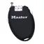 Master Lock 4603EURD Zaťahovací káblový zámok - čierny