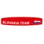 SPORTTEAM Silikónový náramok SPORTTEAM® Slovenská Republika 3 červená