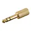 PremiumCord Adaptér stereo jack 6.3 - stereo jack 3.5 M/F pozlátený