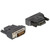 DeLock adaptér DVI 24+1 samec > HDMI samica s LED