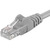 PremiumCord UTP CAT6 0.25m / Patch kábel / RJ45-RJ45 / šedá