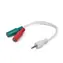 Gembird stereo jack samec -> 2x jack samica 20 cm / 3.5mm