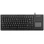 Cherry klávesnica G84-5500 s touchpadom / drôtová / USB / ultraľahká a malá / čierna / EU / dopredaj