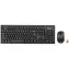 A4tech G7100N / set bezdrôtová klávesnica + optická myš / V-Track / US / USB / čierna
