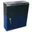 DATACOM 10" rack jednodielny 12U 140 čierne / plechové dvere