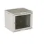 Solarix SENSA-9U-65-11-G rozvádzač nástenný 9U 500mm / dvere sklo / RAL 7035