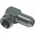 OEM spojka uhlová F-konektor / F-zásuvka