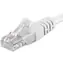 PremiumCord UTP CAT5E 1m biela / Patch kábel / RJ45-RJ45