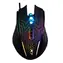 A4tech X87 Oscar Neon Čierna / Herná optická myš / 2400 DPI / 5 tlačidiel / Pravoruká / USB / Neónové podsvietenie