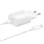 Samsung Napájací adaptér s rýchlonabíjaním (25W) biela / 1m kábel / USB-C / 3A / bulk