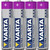 Varta Professional Batéria AAA 4ks / 1.5V / 1100 mAh / lítium / v blistri 