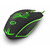 Esperanza EGM209G Claw čierno-zelená / herná optická myš / 2400 DPI / USB / 6 tlačidiel + koliesko / LED / 1.5 m