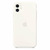Apple Silikónový kryt pre iPhone 11 - White