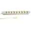 Knurr PDU lišta do čajky / 7x230V / 1U / 19" / 1x16A / IEC320 C20 / biela