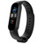 Tactical 661 Silikónový Remienok pre Xiaomi Mi Band 5 čierna