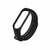 Tactical 513 Silikónový Remienok pre Xiaomi Mi Band 3 &amp; 4 čierna