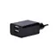 Solight DC48A USB nabíjací adaptér čierna / 2x USB / 3100mA max. / AC 230V
