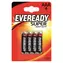Eveready Super Batéria - Mikrotužka AAA 4 ks (blister)