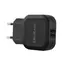 Qoltec 50185 AC adaptér 12W | 5V | 2.4A | 2xUSB