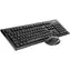 A4tech 7100N čierna / set bezdrôtová klávesnica + V-Track optická myš / USB / CZ-US layout