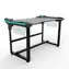 E-Blue EGT536BK čierna / herný stôl / 136.5 x 81 x 80.3 cm / podsvietenie