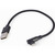 Gembird CC-USB2-AMLML-0.2M čierna / ligtning / USB 2.0 / 0.2m