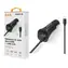Aligator Nabíjačka do auta s MicroUSB a USB výstupom 2.4A (CHA0027) čierna / Turbo charge