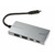 SilverStone EP09C USB 3.1 Type C Adaptér strieborná / 2x USB-C + 2x USB 3.1