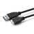 MicroConnect kábel USB3.0 A (M) - microUSB B (M) 1m čierna / 5000Mbit/s