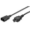 MicroConnect Predlžovací kábel C14 - C5 1.8m čierna