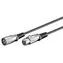 MicroConnect XLR kábel XLR (M) - XLR (F) 0.5m čierna