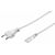 MicroConnect Power Cord EU C - C7 10m biela