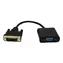 MicroConnect Adaptér DVI-D (M) - VGA (F) 0.1m čierna / Full HD / Plug & Play