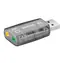 MicroConnect externá USB zvuková karta 2.0 / Plug & Play / Win2000, XP, Vista, Win7