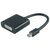 MicroConnect Adapter Mini DisplayPort 1.2a (M) - DVI (F) čierna / Full HD (1920x1080) @ 60Hz 