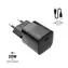 FIXED Mini Set sieťovej nabíjačky s USB-C výstupom a USB-C/USB-C kábel 20W 1 m čierna / PD