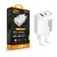 Aligator sieťová nabíjačka USB biela / USB / USB-C / 20W / Power delivery