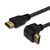 SAVIO CL-108 Kábel HDMI A - HDMI AM/M 1.5m / pozlátené konektory / s 90 ° konektorom