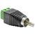 Delock Adapter RCA (F) - Svorkovnica s tlačidlom 2 pin